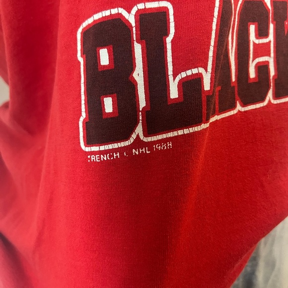 1988 Chicago Blackhawks Tshirt - Picture 2 of 2